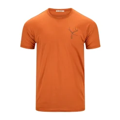 ACLIMA LightWoll 140 Classic Tee Antler, herre (Apricot Orange) Best