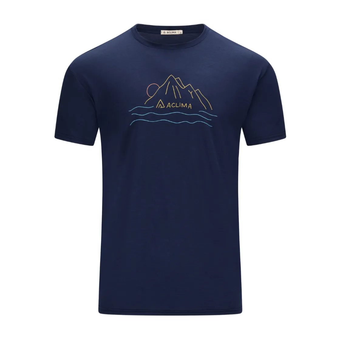 ACLIMA LW 140 Classic Tee Sunset, herre (NavyBlazer)
