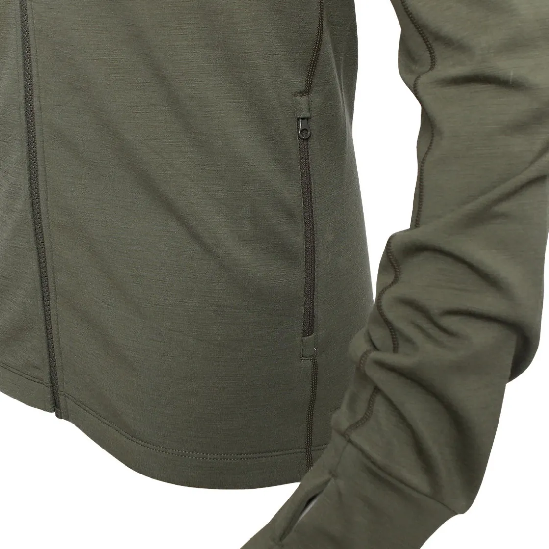 ASIVIK Adventure Mid Wool fleece, herre (Khaki) Discount