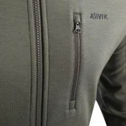ASIVIK Adventure Mid Wool fleece, herre (Khaki) Discount