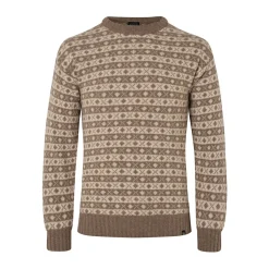 ASIVIK Hjelm Sweater, Herre (Camel Sand) Outlet