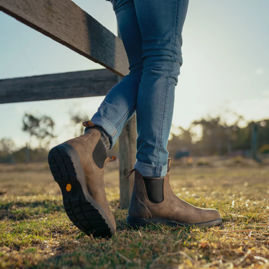 BLUNDSTONE 2056 All Terrain Chelsea Boot (Rustic Brown) Sale