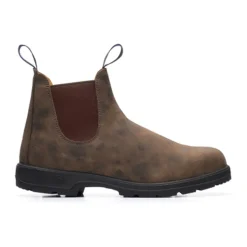 BLUNDSTONE 584 Thermal Chelsea Boot (Rustic Brown) New