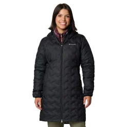 COLUMBIA Delta Ridge II Long Down dunfrakke, dame (Black) Online