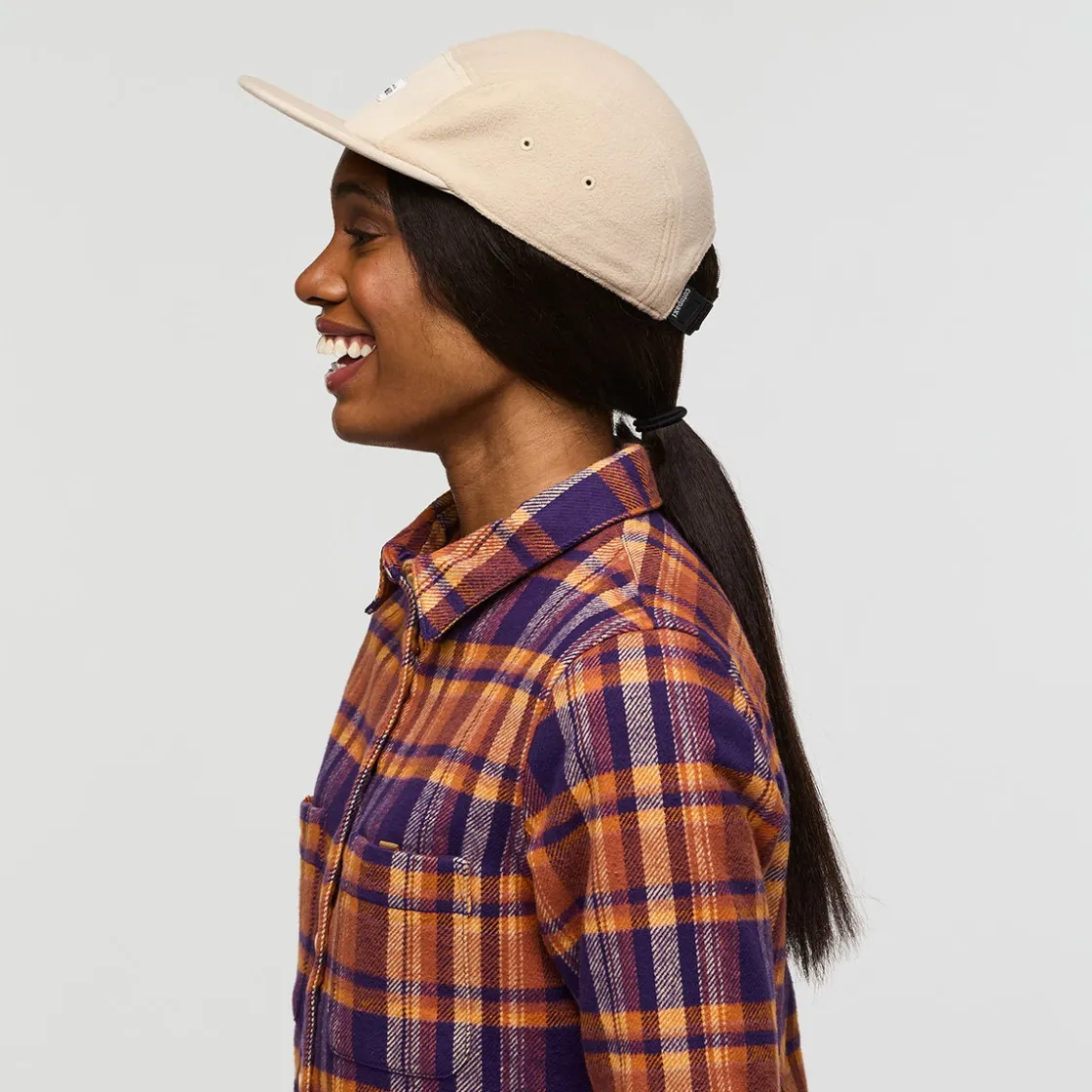 COTOPAXI Fleece 5-Panel Cap (Oatmeal)