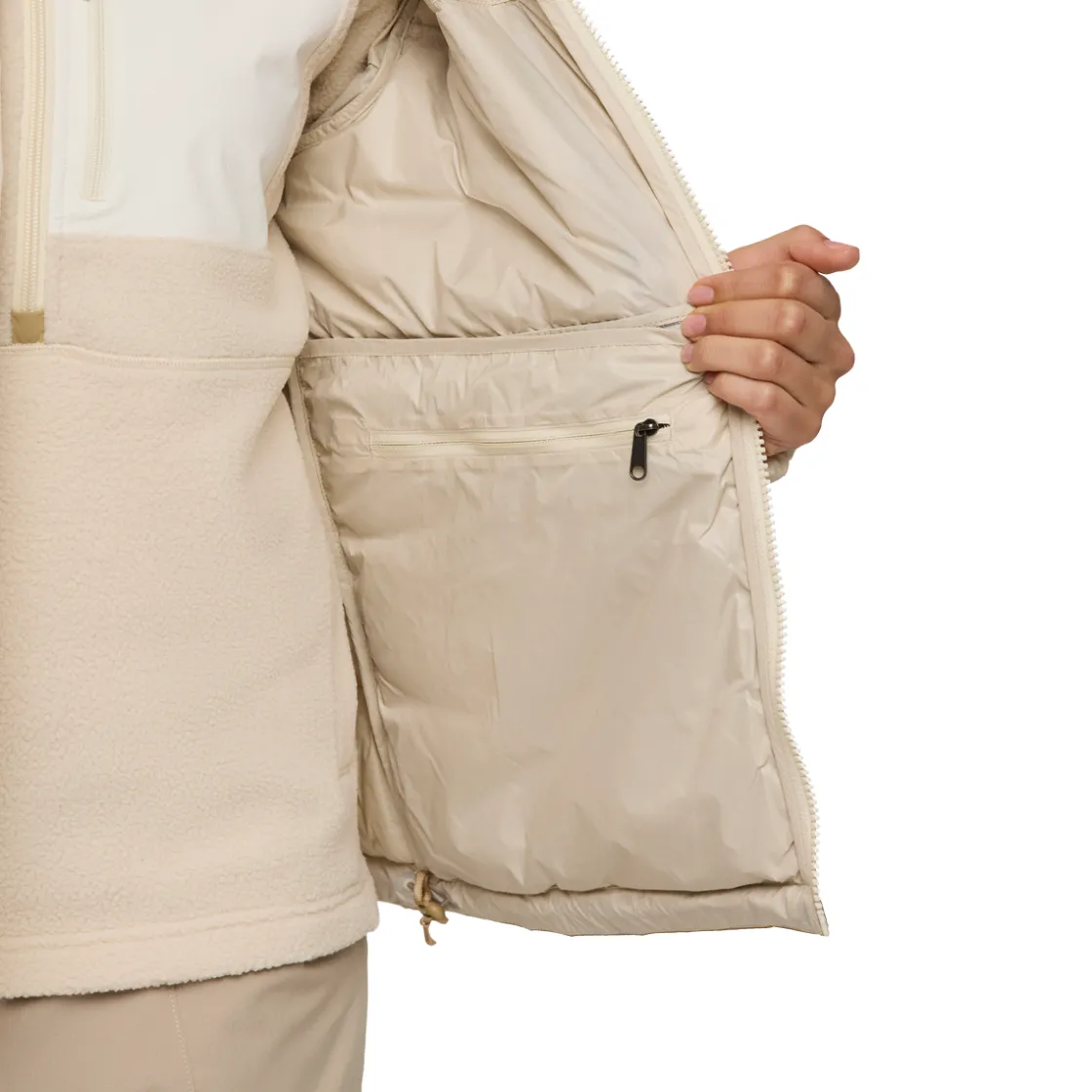 COTOPAXI Fuego Max Down Hooded Dunjakke, dame (Cream and Khaki) Outlet