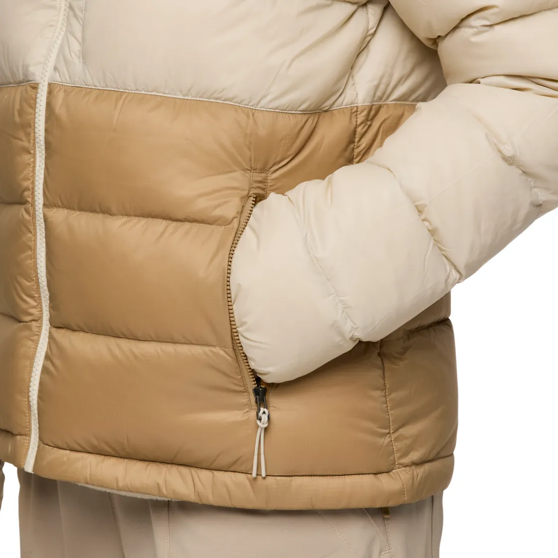 COTOPAXI Fuego Max Down Hooded Dunjakke, dame (Cream and Khaki) Outlet