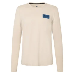 DET DANSKE SPEJDERKO DDS x Saysky Pace Long Sleeve løbetrøje (Beige Melange)