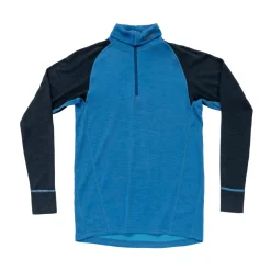 DEVOLD Duo Active Merino 205 Zip Neck, herre (Blue Ink) Outlet