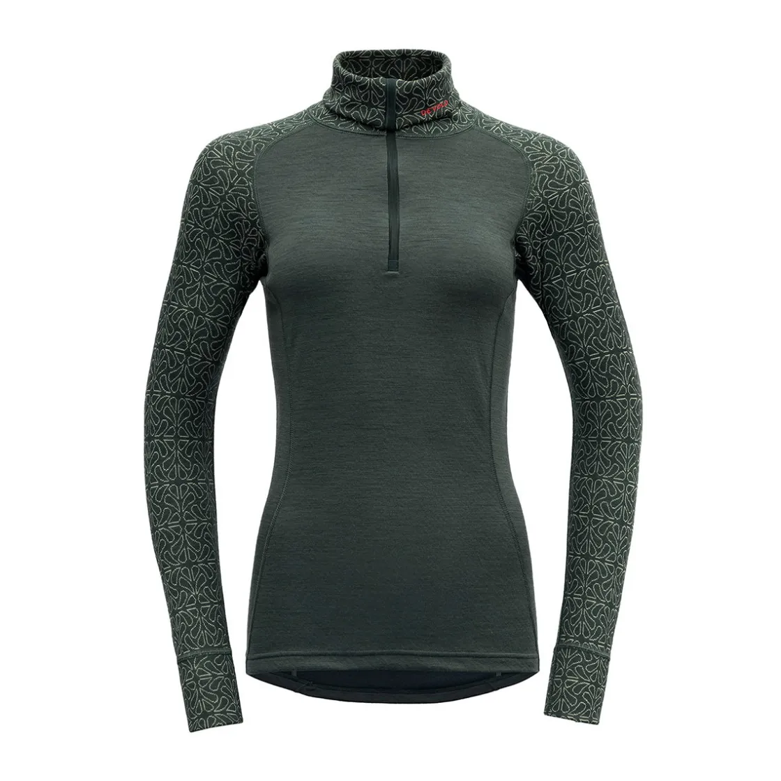 DEVOLD Duo Active Zip Neck, dame (Woods) Discount