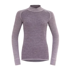 DEVOLD Kvitegga Cross Neck, dame (Orchid)