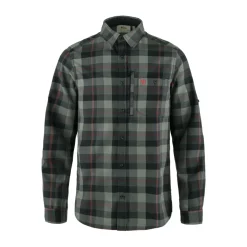 FJÄLLRÄVEN Fjällräven Fjällglim Skjorte, herre (Black Grey) New