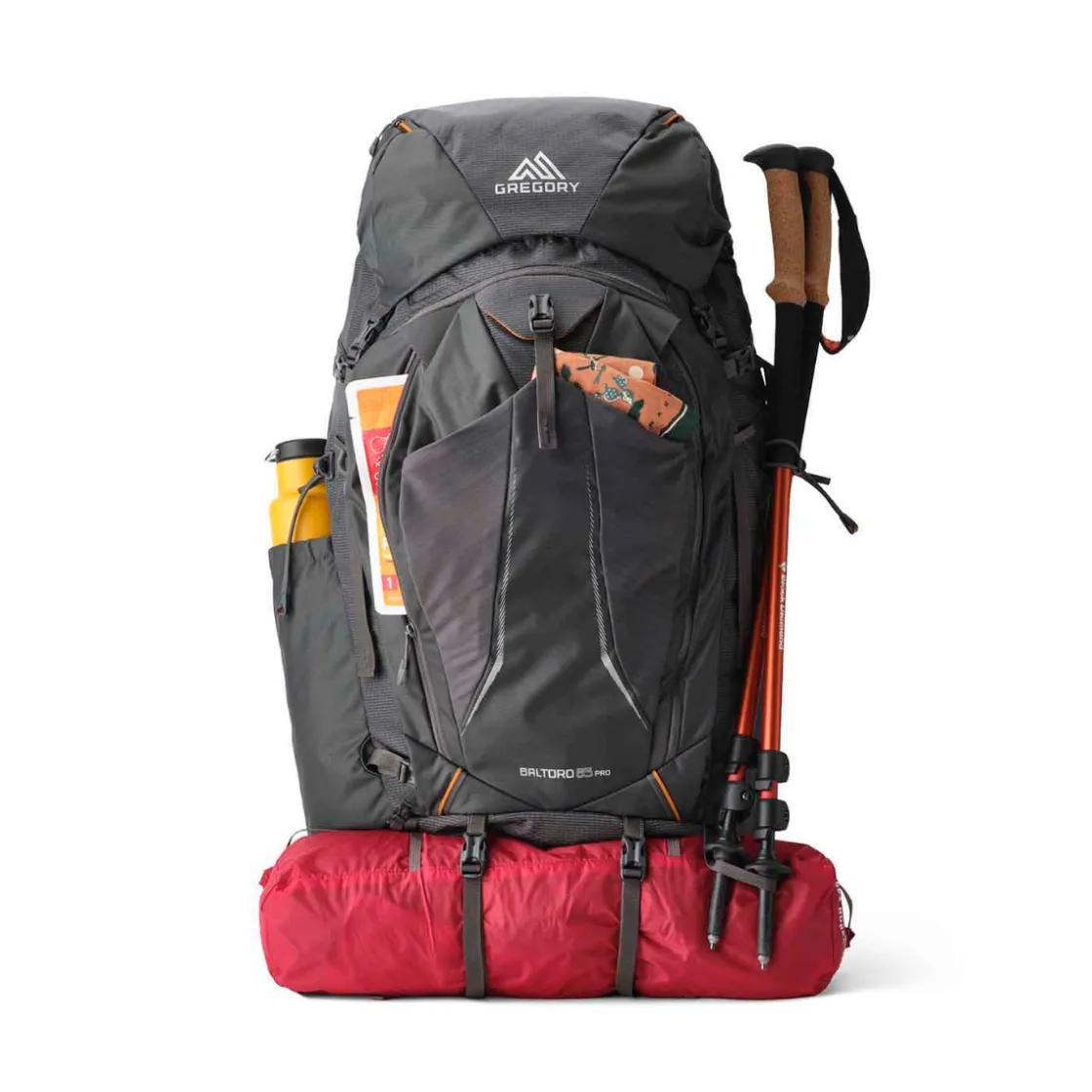 GREGORY Baltoro 85 L Pro vandrerygsæk, herre (Iron Grey) New