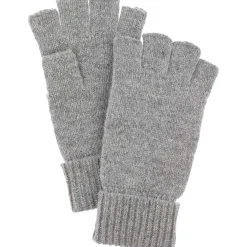 HESTRA Basic Wool Half Finger, Grey New