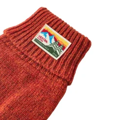 HESTRA Raggwool Glove uldhandsker (Brick Red) Sale