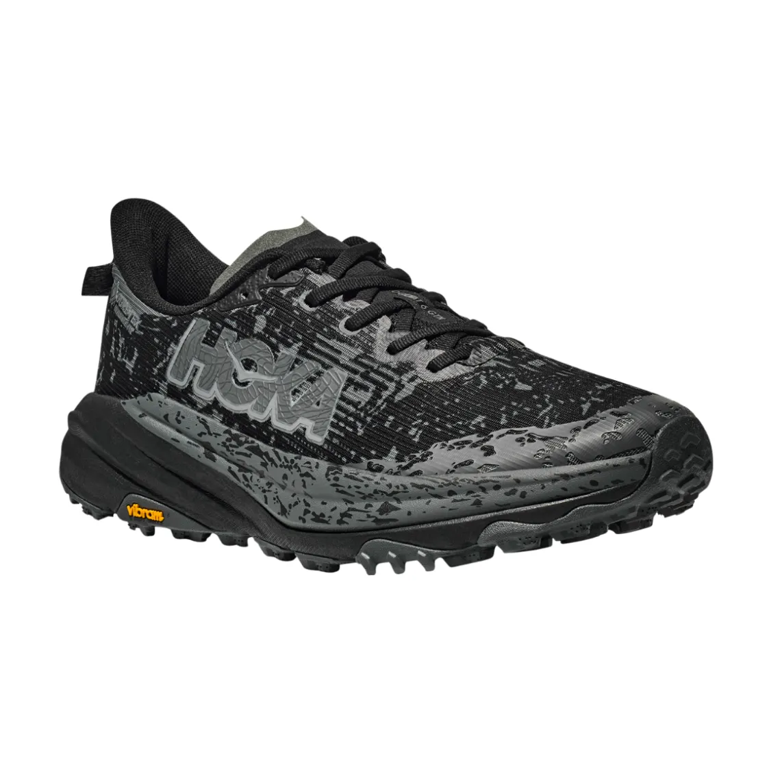 HOKA Speedgoat 6 GORE-TEX trailsko, herre (Black / Outer Orbit) Best