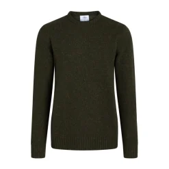 KLITMØLLER COLLECTIV Klitmøller Collective Aage Knit Sweater, herre (Olive) Outlet