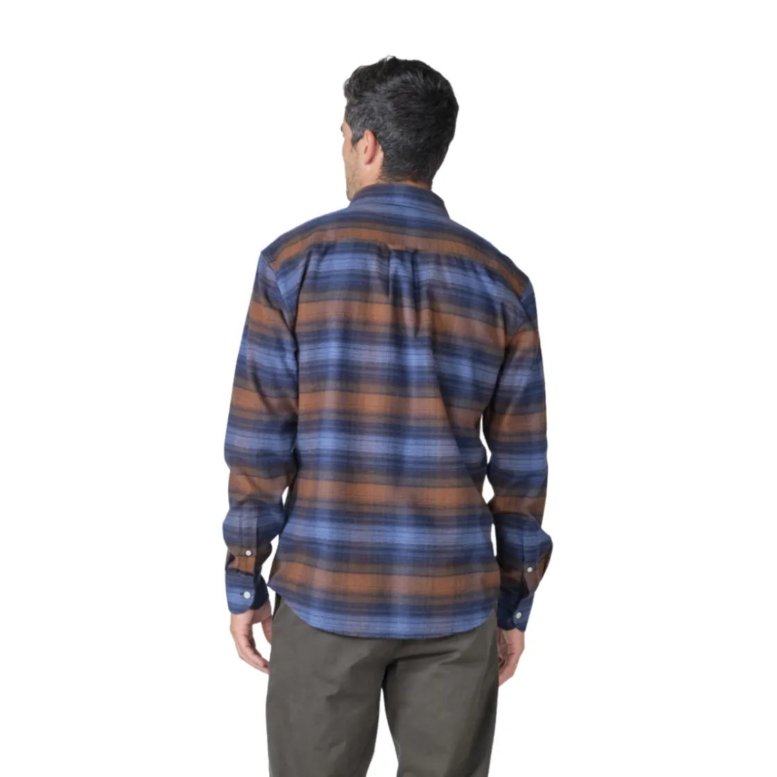 KLITMØLLER COLLECTIV Klitmøller Collective Bobby Shirt, herre (Navy Rust Check) Sale