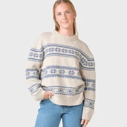KLITMØLLER COLLECTIV Klitmøller Collective Jette Knit striktrøje, dame (Pastel Sand Ocean) Outlet