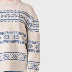 KLITMØLLER COLLECTIV Klitmøller Collective Jette Knit striktrøje, dame (Pastel Sand Ocean) Outlet