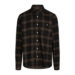 KLITMØLLER COLLECTIV Klitmøller Collective Rocco Skjorte, herre (Brown Check) Hot