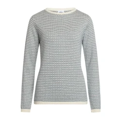 KLITMØLLER COLLECTIV Klitmøller Collective Silje Knit bluse, dame (Cream Navy) New
