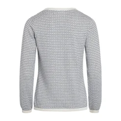 KLITMØLLER COLLECTIV Klitmøller Collective Silje Knit bluse, dame (Cream Navy) New