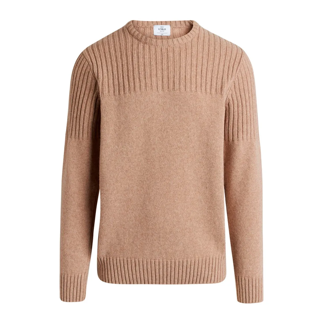 KLITMØLLER COLLECTIV Klitmøller Collective Søren Knit sweater, herre (Sand) New