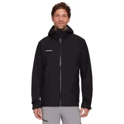 MAMMUT Alto Light HS Hooded regnjakke, herre (Black) Clearance
