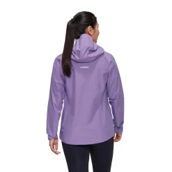 MAMMUT Alto Light HS Hooded Skal- og regnjakke, dame (Lavandin) Best