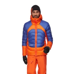 MAMMUT Eiger Nordwand Light Down IN Hooded Dunjakke, herre (Black / Orange) Outlet