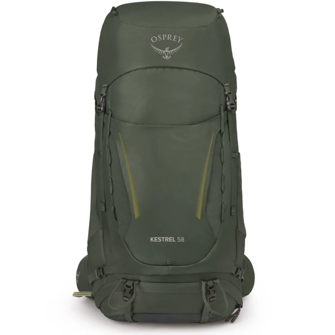 OSPREY Kestrel 58 L vandrerygsæk, herre (Bonsai Green) Best