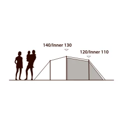OUTWELL Earth 4 campingtelt, 4 personer Hot