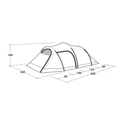 OUTWELL Earth 4 campingtelt, 4 personer Hot