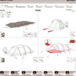 OUTWELL Earth 4 campingtelt, 4 personer Hot