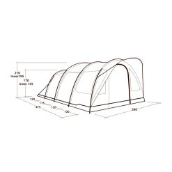 OUTWELL Sky 6 campingtelt, 6 personer (Blue) Sale
