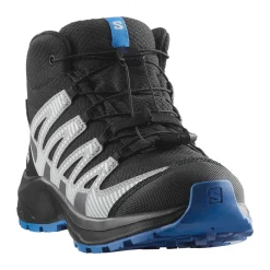 SALOMON Youth XA Pro V8 Mid CSWP vandrestøvle, junior (Black/Blue) Outlet