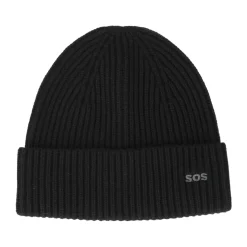 SOS Girdwood Wool Beanie (Black) New