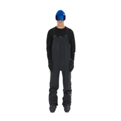SOS Kula 3-lags Shell Bib Skibukser, herre (Black) Discount