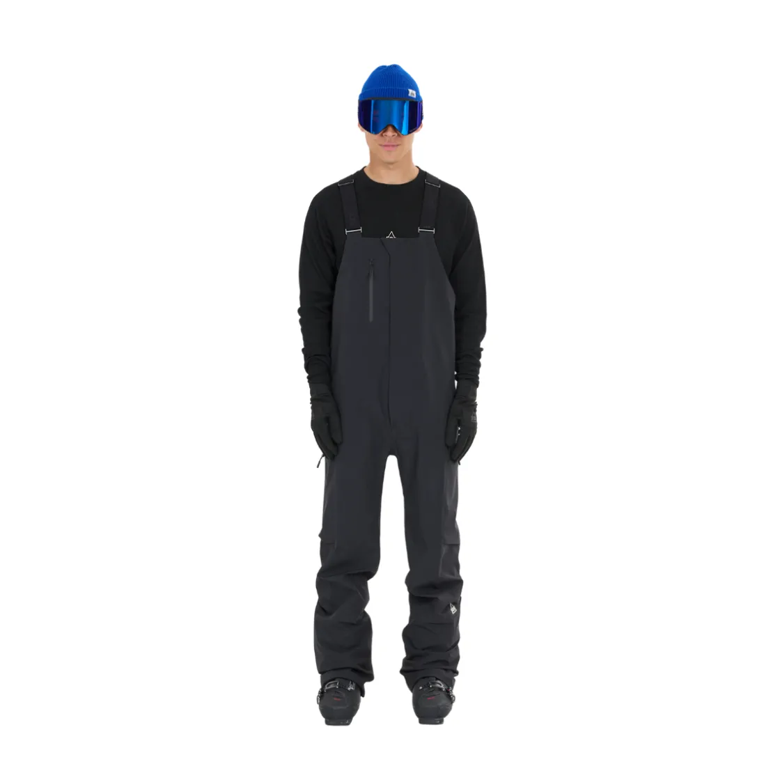 SOS Kula 3-lags Shell Bib Skibukser, herre (Black) Discount