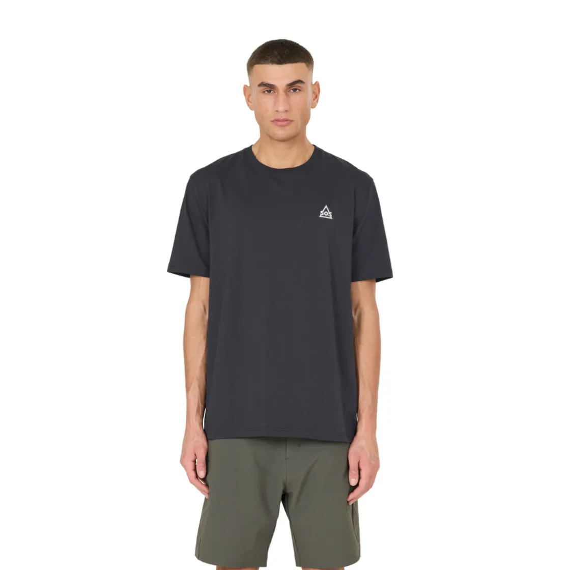 SOS Mera SS Tee, herre (Blue Graphite) Discount