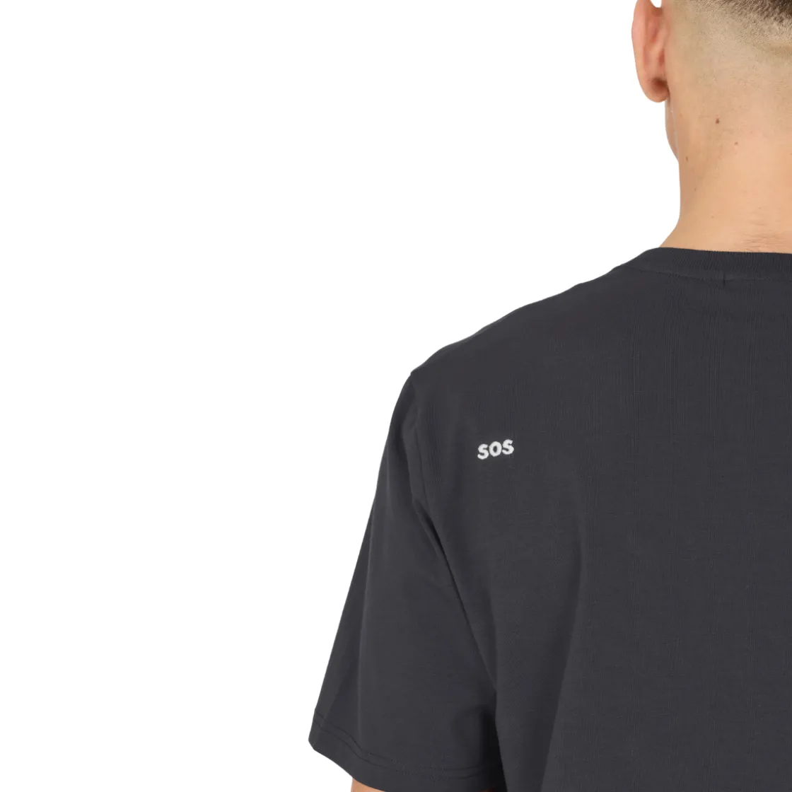SOS Mera SS Tee, herre (Blue Graphite) Discount