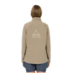 SOS Munson Full Zip Fleece, dame (Brindle) Hot