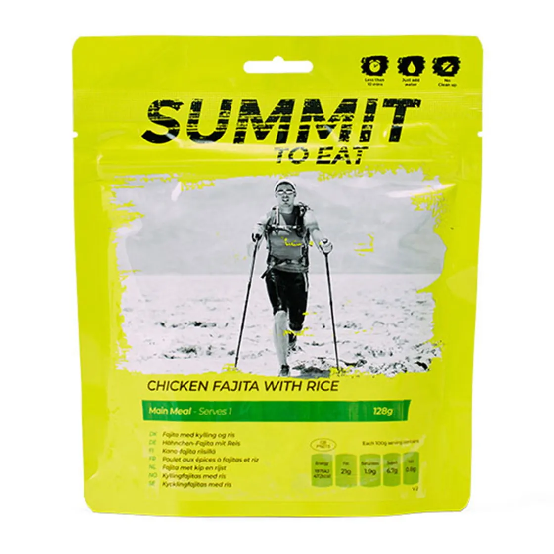 SUMMIT TO EAT Chicken Fajita with Rice / Fajita med kylling og ris Outlet